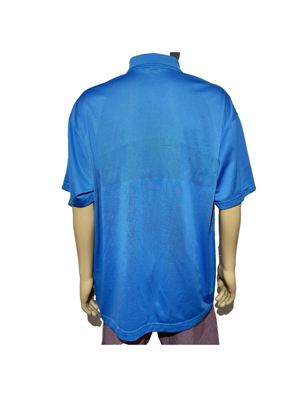 Vintage Nike FitDry Golf Polo Shirt Men’s XXL Blue Performance Athletic EUC